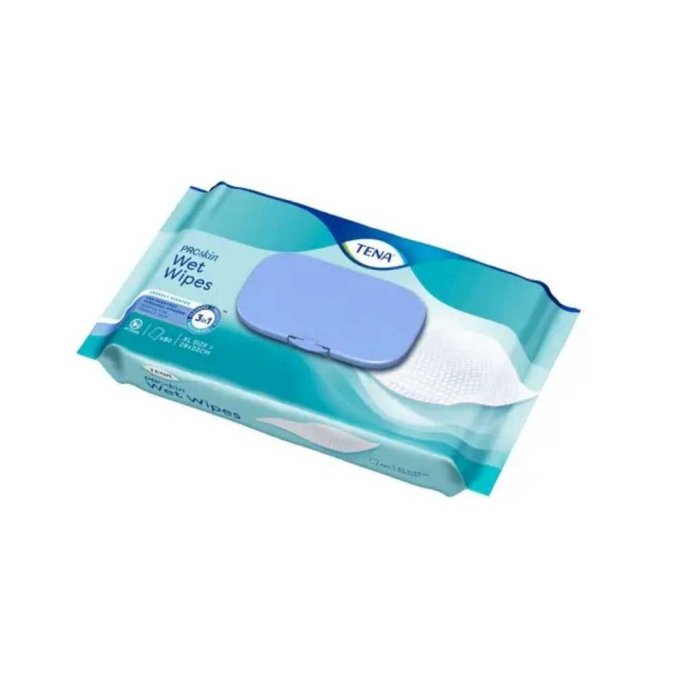 Lingettes TENA WIPE 3 Plastic-free proskin