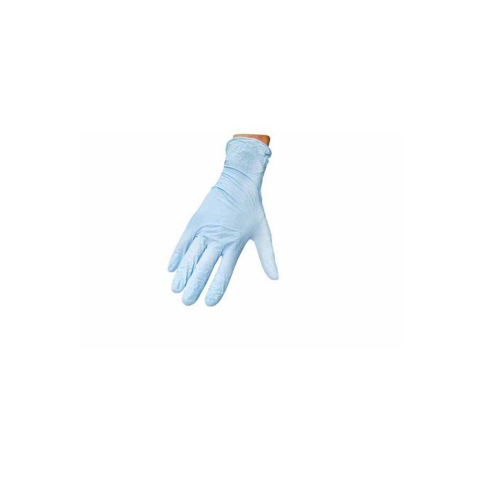 GANT NITRILE BLEU SANS POUDRE BLEU