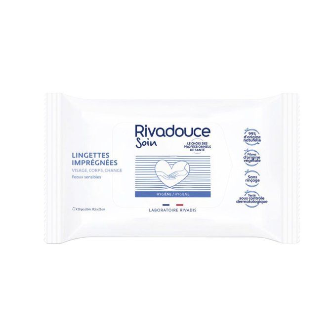 Lingettes pré-imprégnées corps et visage
