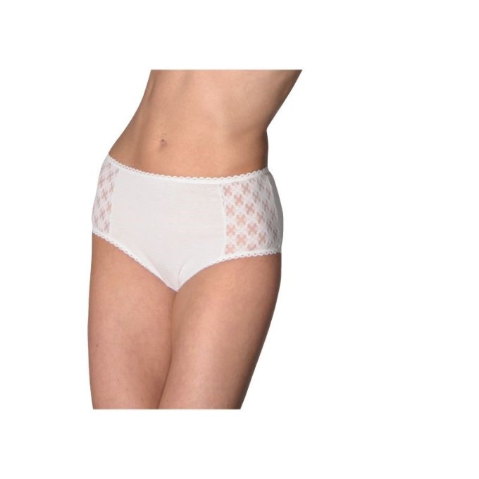 Lot de 2 culottes Lady Dentelle blanche