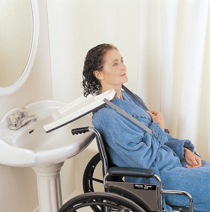 Plateau lave-tête pour fauteuil