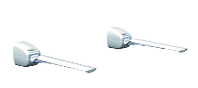 Paire d'accoudoirs Profilo