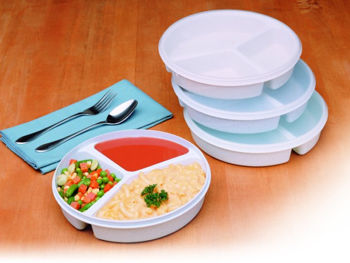 Assiette à compartiment