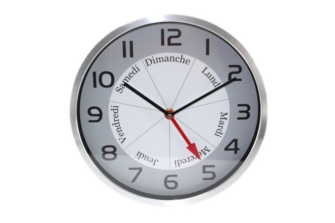 Horloge jours de la semaine Easy