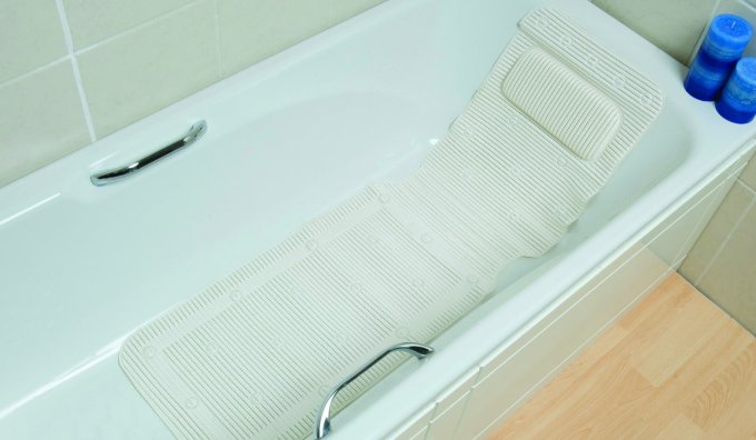 Tapis de bain avec dossier confort