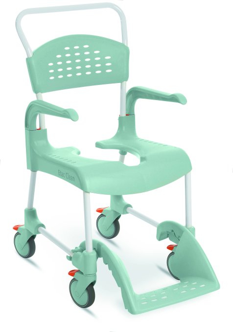 Chaise de douche à roulettes Clean
